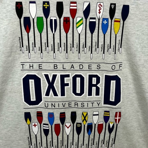 Vintage Oxford University “The Blades” Crew T-Shirt XL NWT Fruit of the Loom - Picture 3 of 12